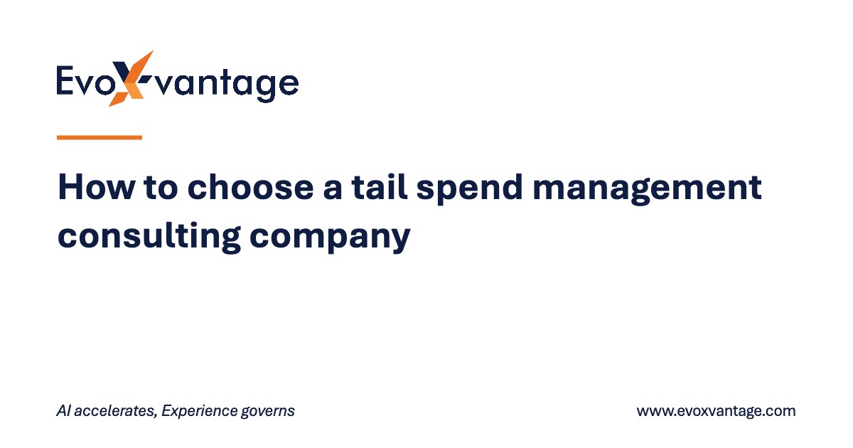 How to choose a tail spend management consulting company